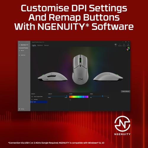 HyperX Pulsefire Haste 2 Pro - 4K Wireless Gaming Mouse - Image 6