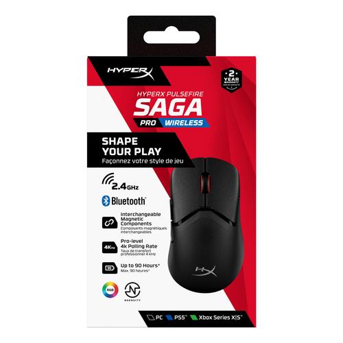 HyperX Pulsefire Saga Pro draadloze gaming muis (zwart) - Image 1