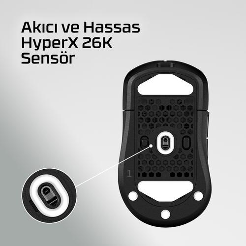 HyperX Pulsefire Saga Pro draadloze gaming muis (zwart) - Image 4