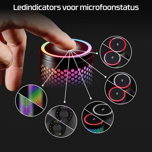 HyperX QuadCast 2 S - USB-microfoon (zwart) - Image 4