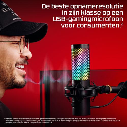 HyperX QuadCast 2 S - USB-microfoon (zwart) - Image 8