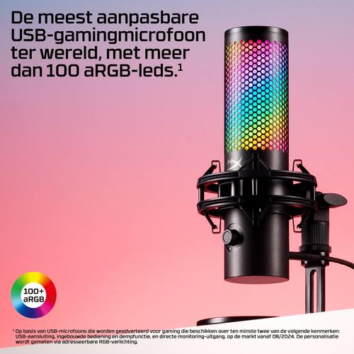 HyperX QuadCast 2 S - USB-microfoon (zwart) - Image 9