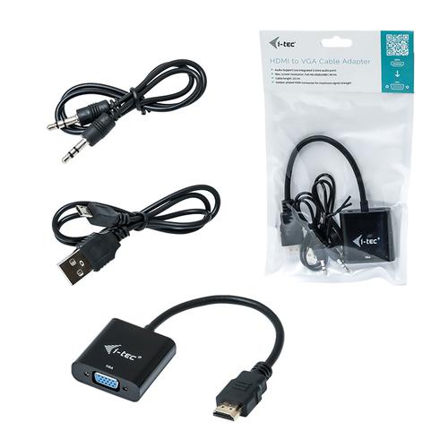 i-tec HDMI2VGAADA video kabel adapter 0,15 m HDMI VGA Zwart - Image 4