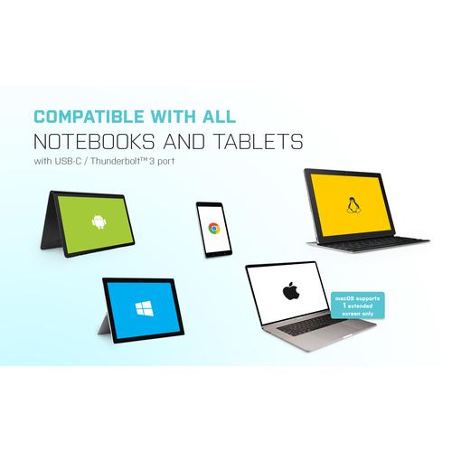 i-tec Metal USB-C Ergonomic 4K 3x Display Docking Station + Power Delivery 85 W - Image 2