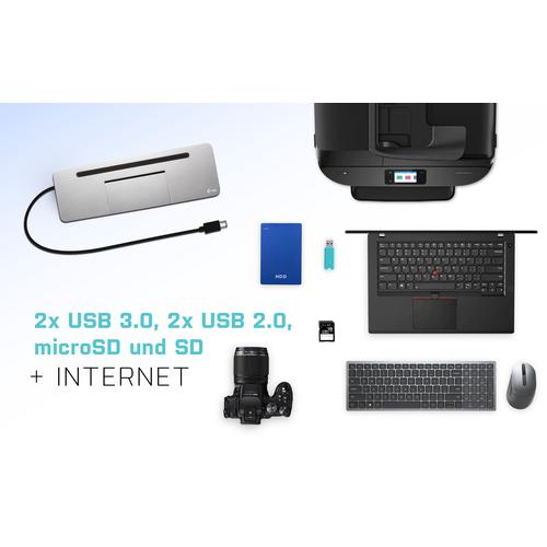 i-tec Metal USB-C Ergonomic 4K 3x Display Docking Station + Power Delivery 85 W - Image 9