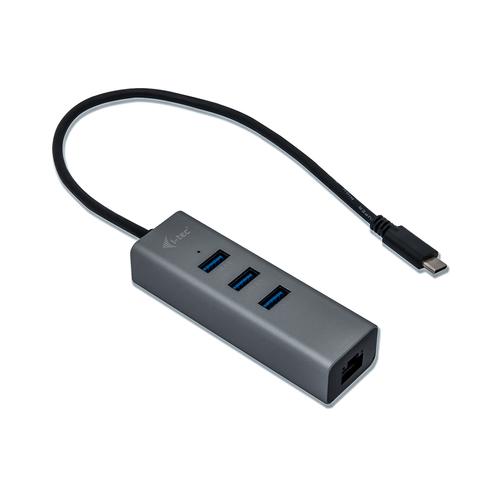 i-tec Metal USB-C HUB 3 Port + Gigabit Ethernet Adapter - Image 2