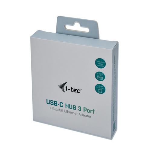 i-tec Metal USB-C HUB 3 Port + Gigabit Ethernet Adapter - Image 5