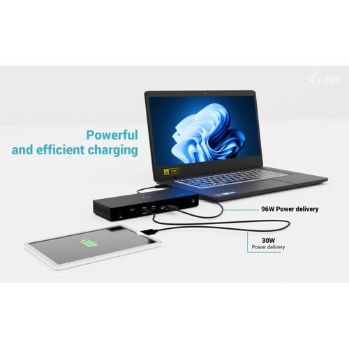 i-tec Thunderbolt4 Triple Display Docking Station + Power Delivery 96W - Image 5