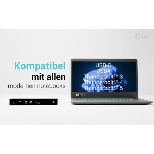 i-tec Thunderbolt4 Triple Display Docking Station + Power Delivery 96W - Image 8