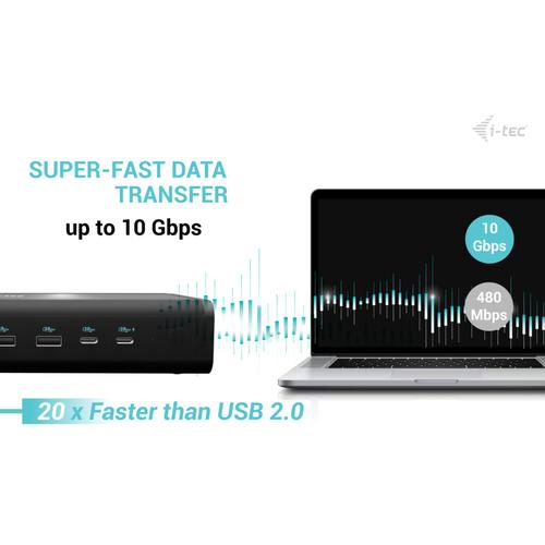 i-tec Universal 6x 4K/60Hz Display Docking Station + Power Delivery 140W - Image 2