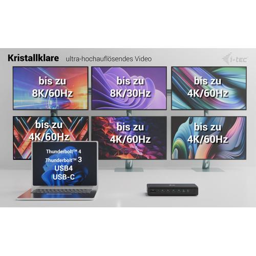 i-tec Universal 6x 4K/60Hz Display Docking Station + Power Delivery 140W - Image 8