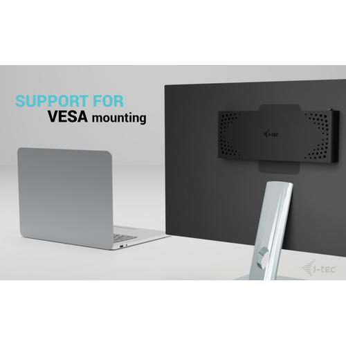 i-tec Universal Dual 4K Display Docking Station + Power Delivery 85W - Image 2