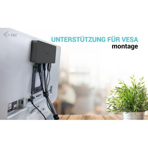 i-tec USB 3.0 / USB-C / Thunderbolt 3 Professional Dual 4K Display Docking Station Generation 2 + Power Delivery 100W - Image 8