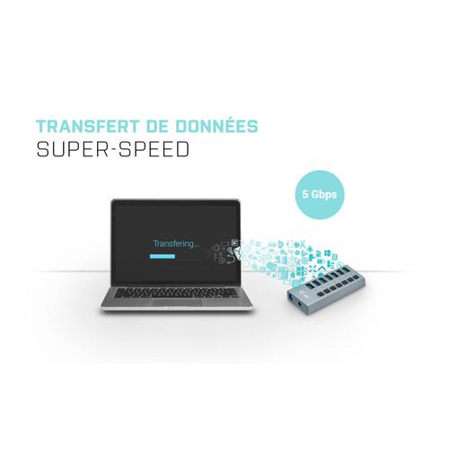 i-tec USB 3.0 Charging HUB 7port + Power Adapter 36 W - Image 10