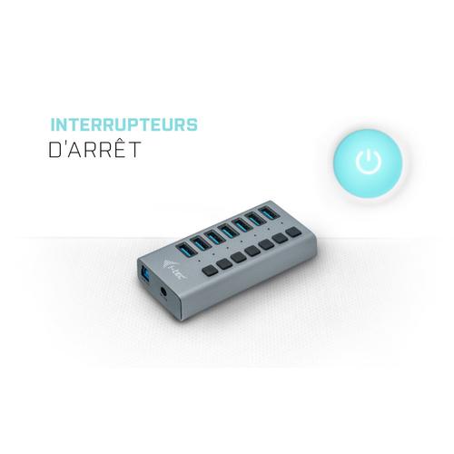 i-tec USB 3.0 Charging HUB 7port + Power Adapter 36 W - Image 8