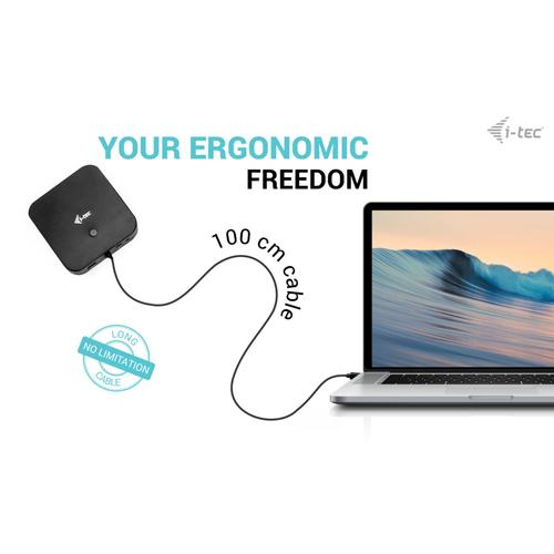 i-tec USB-C HDMI Dual DP Docking Station with Power Delivery 100 W - Image 3