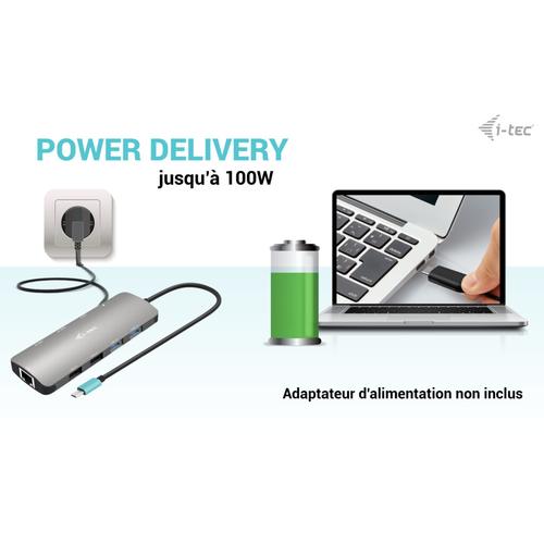 i-tec USB-C Metal Nano 2x Display Docking Station + Power Delivery 100 W - Image 8