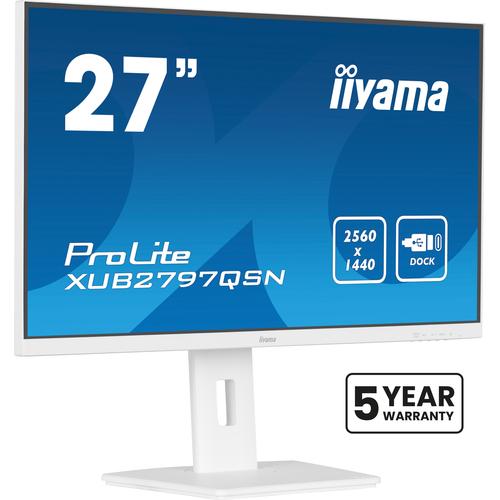 iiyama G-MASTER XUB2797QSN-W2 computer monitor 68,6 cm (27") 2560 x 1440 Pixels Quad HD LED Wit - Image 1