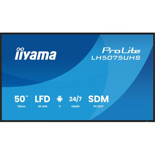 iiyama LH5075UHS-B2AG beeldkrant Digitale signage flatscreen 125,7 cm (49.5") LCD Wifi 500 cd/m² 4K Ultra HD Zwart Type processor Android 11 24/7 - Image 9