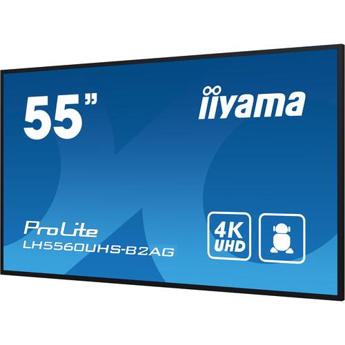 iiyama LH5560UHS-B2AG beeldkrant Digitaal A-kaart 138,7 cm (54.6") LED Wifi 500 cd/m² 4K Ultra HD Zwart Type processor Android 11 24/7 - Image 7