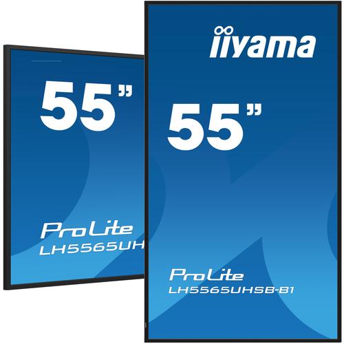 iiyama LH5565UHSB-B1 beeldkrant Kiosk-ontwerp 138,7 cm (54.6") LED Wifi 800 cd/m² 4K Ultra HD Zwart Type processor Android 11 24/7 - Image 1