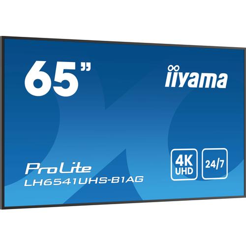 iiyama LH6541UHS-B1AG beeldkrant 163,8 cm (64.5") LCD 500 cd/m² 4K Ultra HD Zwart 24/7 - Image 9