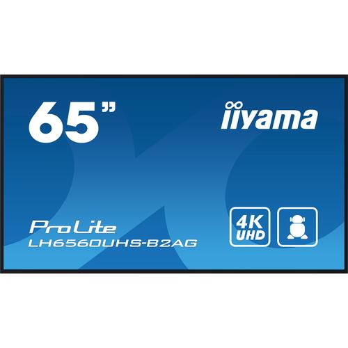 iiyama LH6560UHS-B2AG beeldkrant Digitaal A-kaart 163,8 cm (64.5") LED Wifi 500 cd/m² 4K Ultra HD Zwart Type processor Android 11 24/7 - Image 6