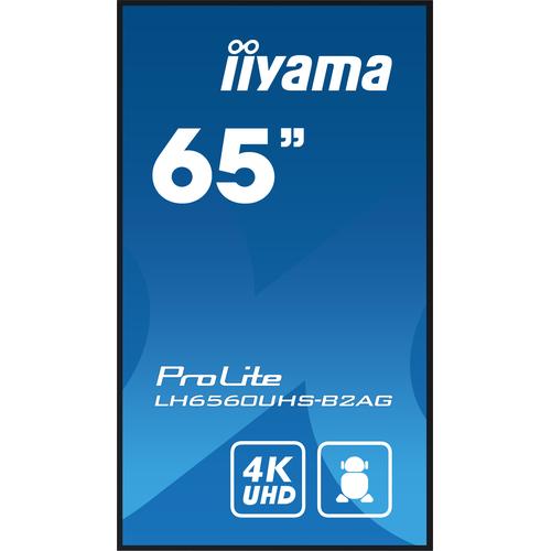 iiyama LH6560UHS-B2AG beeldkrant Digitaal A-kaart 163,8 cm (64.5") LED Wifi 500 cd/m² 4K Ultra HD Zwart Type processor Android 11 24/7 - Image 7