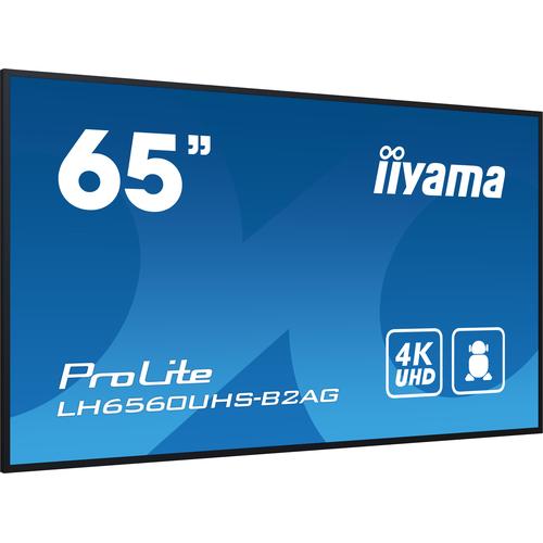 iiyama LH6560UHS-B2AG beeldkrant Digitaal A-kaart 163,8 cm (64.5") LED Wifi 500 cd/m² 4K Ultra HD Zwart Type processor Android 11 24/7 - Image 8