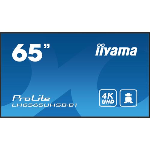 iiyama LH6565UHSB-B1 beeldkrant Kiosk-ontwerp 163,8 cm (64.5") LED Wifi 800 cd/m² 4K Ultra HD Zwart Type processor Android 11 24/7 - Image 10