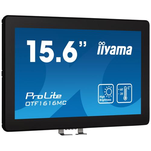iiyama OTF1616MC-B1 computer monitor 39,6 cm (15.6") 1920 x 1080 Pixels Full HD LCD Touchscreen Zwart - Image 1