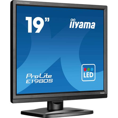 iiyama ProLite E1980S-B1 computer monitor 48,3 cm (19") 1280 x 1024 Pixels VGA LED Zwart - Image 1