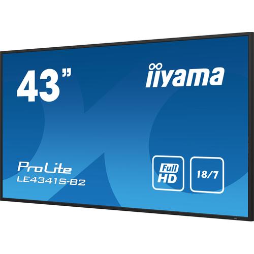 iiyama PROLITE LE4341S-B2 Digitale signage flatscreen 108 cm (42.5") LCD 350 cd/m² Full HD Zwart 18/7 - Image 9