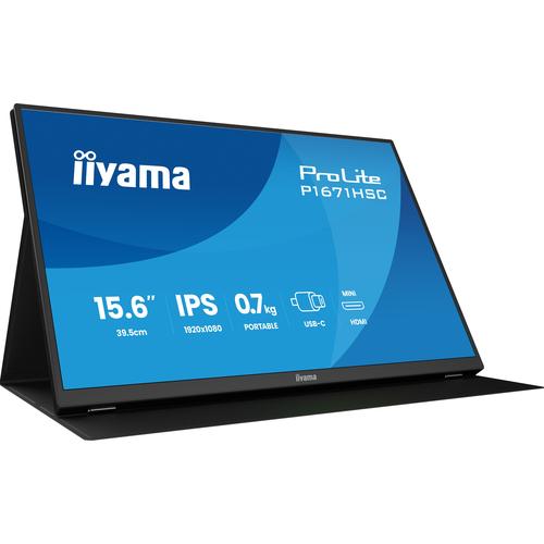 iiyama ProLite P1671HSC-B1 computer monitor 39,6 cm (15.6") 1920 x 1080 Pixels Full HD LED Zwart - Image 6