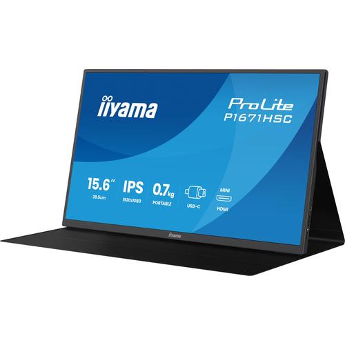 iiyama ProLite P1671HSC-B1 computer monitor 39,6 cm (15.6") 1920 x 1080 Pixels Full HD LED Zwart - Image 8