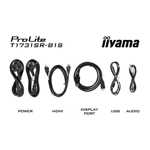 iiyama ProLite T1731SR-B1S computer monitor 43,2 cm (17") 1280 x 1024 Pixels SXGA LCD Touchscreen Zwart - Image 9