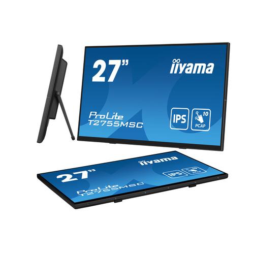 iiyama ProLite T2755MSC-B1 computer monitor 68,6 cm (27") 1920 x 1080 Pixels Full HD LED Touchscreen Tafelblad Zwart - Image 4