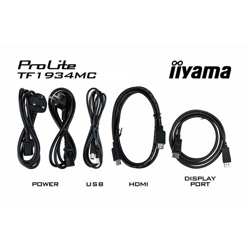 iiyama ProLite TF1934MC-B7X computer monitor 48,3 cm (19") 1280 x 1024 Pixels SXGA LED Touchscreen Zwart - Image 5