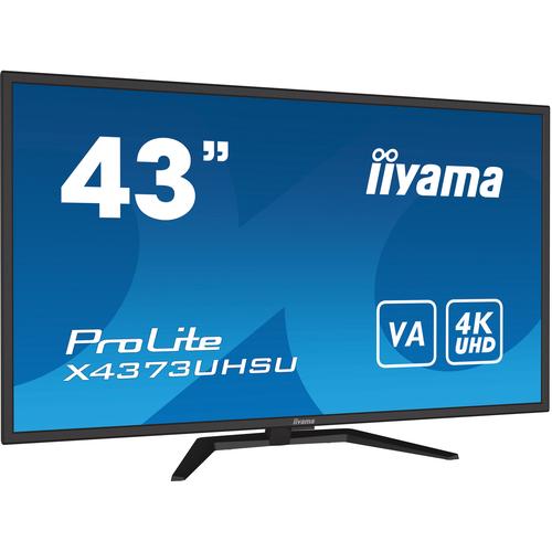 iiyama ProLite X4373UHSU-B1 computer monitor 108 cm (42.5") 3840 x 2160 Pixels 4K Ultra HD Zwart - Image 1