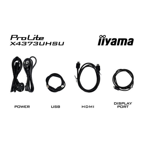 iiyama ProLite X4373UHSU-B1 computer monitor 108 cm (42.5") 3840 x 2160 Pixels 4K Ultra HD Zwart - Image 10