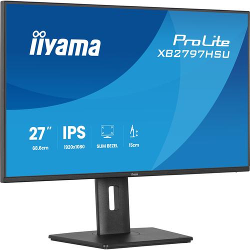 iiyama ProLite XB2797HSU-B1 computer monitor 68,6 cm (27") 1920 x 1080 Pixels Full HD LED Zwart - Image 1