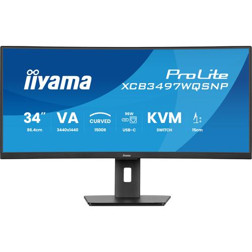 iiyama ProLite XCB3497WQSNP-B1 computer monitor 86,4 cm (34") 3440 x 1440 Pixels UltraWide Quad HD LED Zwart - Image 9