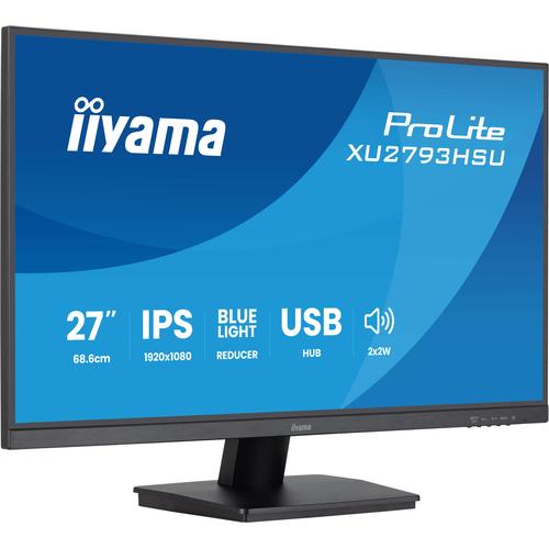 iiyama ProLite XU2793HSU-B7 computer monitor 68,6 cm (27") 1920 x 1080 Pixels Full HD LED Zwart - Image 1