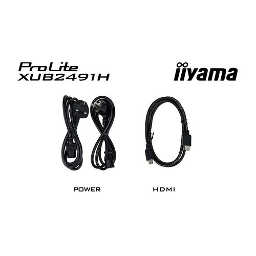 iiyama ProLite XUB2491H-B1 computer monitor 60,5 cm (23.8") 1920 x 1080 Pixels Full HD LED Zwart - Image 2