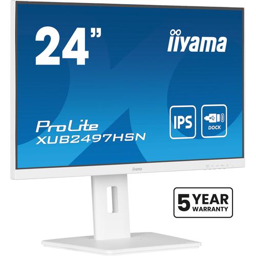 iiyama ProLite XUB2497HSN-W2 computer monitor 60,5 cm (23.8") 1920 x 1080 Pixels Full HD LED Wit - Image 1