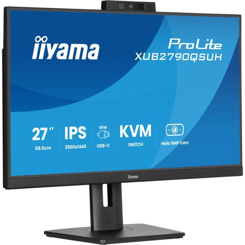 iiyama ProLite XUB2790QSUH-B2 computer monitor 68,6 cm (27") 2560 x 1440 Pixels Quad HD LED Zwart - Image 1