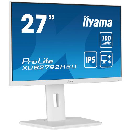 iiyama ProLite XUB2792HSU-W6 computer monitor 68,6 cm (27") 1920 x 1080 Pixels Full HD LED Wit