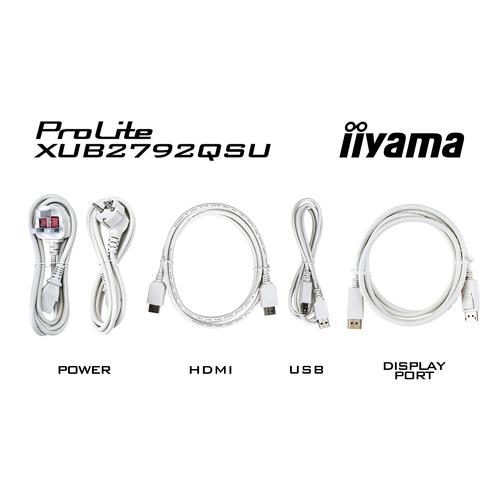iiyama ProLite XUB2792QSU-W6 computer monitor 68,6 cm (27") 2560 x 1440 Pixels Quad HD LED Wit - Image 6