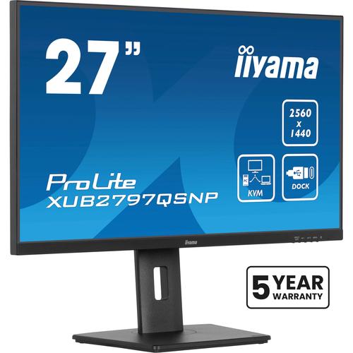 iiyama ProLite XUB2797QSNP-B1 computer monitor 68,6 cm (27") 2560 x 1440 Pixels Quad HD LED Zwart - Image 1