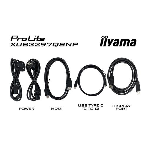 iiyama ProLite XUB3297QSNP-B1 computer monitor 81,3 cm (32") 2560 x 1440 Pixels Quad HD LED Zwart - Image 9